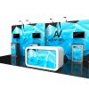 Hybrid Pro Modular Kit 14, hybrid trade show displays, Modular displays, hybrid display, hybrid exhibits, hybrid displays, custom modular exhibits