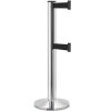 Beltrac-50-3000 Double Belt Stanchion 13ft Chrome