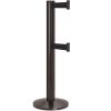 Beltrac-50-3000 Double Belt Stanchion 13ft Bronze