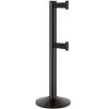 Beltrac-50-3000 Double Belt Stanchion Gloss Black