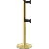 Beltrac-50-3000 Double Belt Stanchion Gold