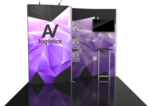 Hybrid Pro Modular Kit 02, hybrid trade show displays, Modular displays, hybrid display, hybrid exhibits, hybrid displays, custom modular exhibits