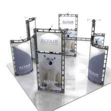 Orbital Truss Altair 20 x 20 Exhibit Booths