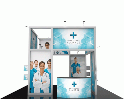 Hybrid Pro Modular Kit 18 Exhibit Displays