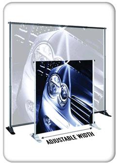 Telescoping Banner Stands