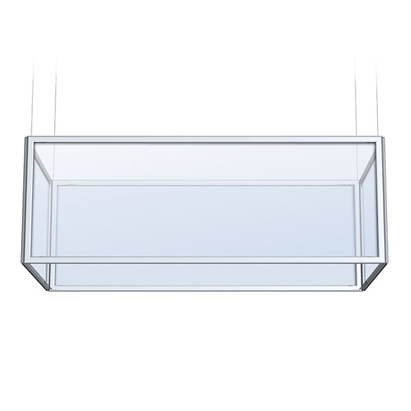 Rectangular Perfex Sky Frame Hanging Display