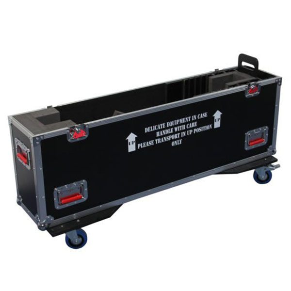 Road Wood Case For LCD LED Or Plasma Screens Ultra-Dur Eva Foam Interior Padding