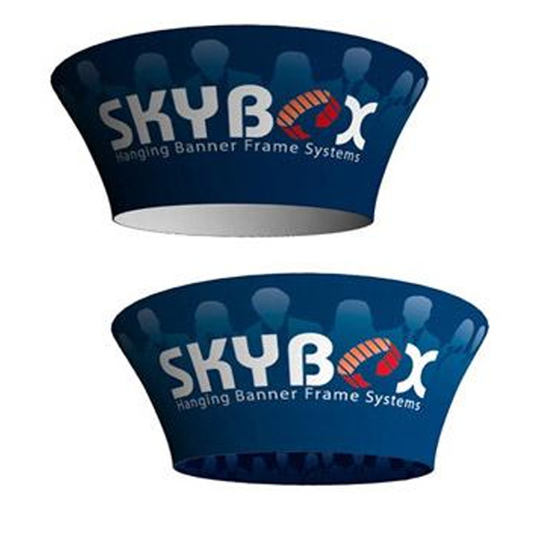 Trade Show Skybox Tapered Circle Hanging Signs