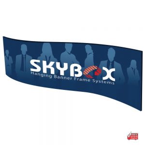 Trade Show Display Hanging Skybox Wave Signs