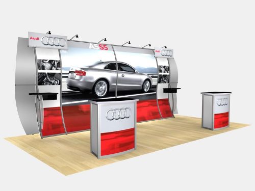 RE-2012 Graphic Dimension Backwall Display