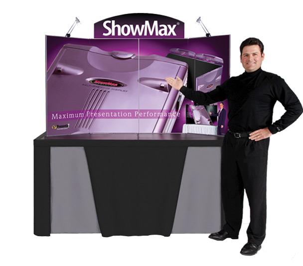 ShowMax Briefcase Display