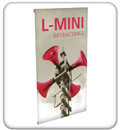 L-MINI SPRING BACK BANNER STAND