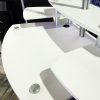 Portable Twist Counters White Shelves