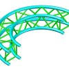 Square Truss Curved Segement