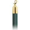 Velvet-Swag-Stanchion-Rope-EverGreen-Polished-Brass