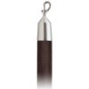 Velvet-Swag-Stanchion-Rope-Tobacco-Brown-SATIN-Stainless