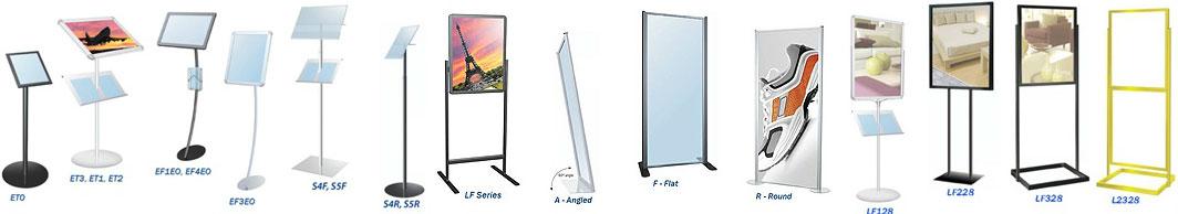 Sign Holders, Frames & Stands