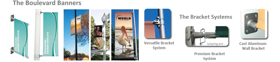 Boulevard Banners and Bracket Systems