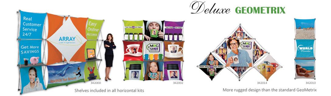 Deluxe Geometrix Tension Fabric Displays