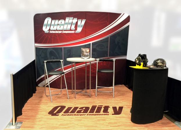 EZ TUBE Trade Show Tension Fabric Displays