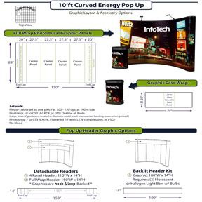 energy x pop up system graphics