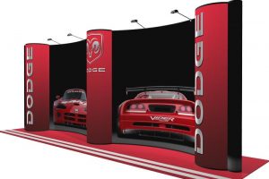 energy x 20ft gullwing pop up display