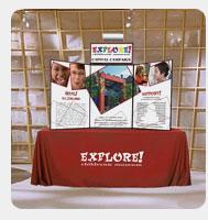 Fast Trak Table Top Display right view
