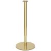 Tempo-Portable-Stanchion-Clear-Coated-Polished-Brass