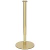 Tempo-Portable-Stanchion-Clear-Coated-Polished-Brass