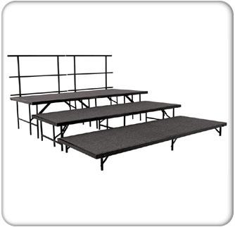 PORTABLE SEATED STAGES