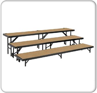 PORTABLE STANDING RISERS