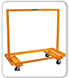 orange storage cart