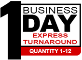 1 business day turnaround