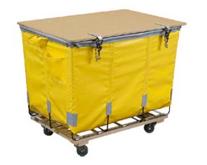 Drape Hamper with Hinge Lid