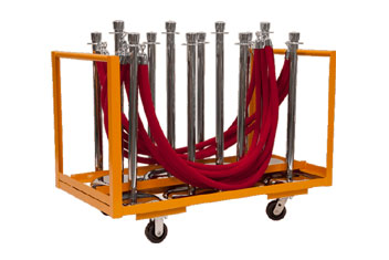 Medium-Stanchion-Cart Medium Stanchion Cart