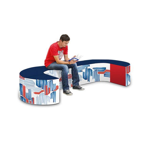 Portable Trade Show Furniture Display Foam Set - The Swirl