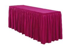 Wyndham Blank Table Skirt