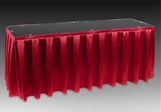 Poly Premier Box Pleat Table Skirt