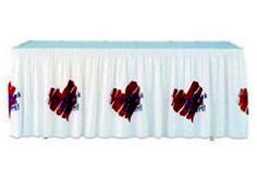 Wyndham Repeat Print Table Skirt