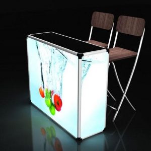 Light Box Counter with Carrying Bag and Graphics