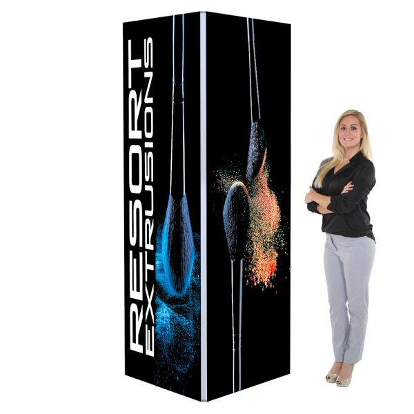 3ft x 8ft Big Sky Backlit Display Tower