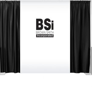 1 Color Maxi-Print Backdrop Drapes Set