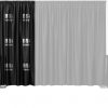 Single Color Multi-Print Backdrop Drape