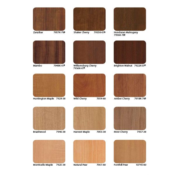 Island Exhibit Eco Wood Grain Options