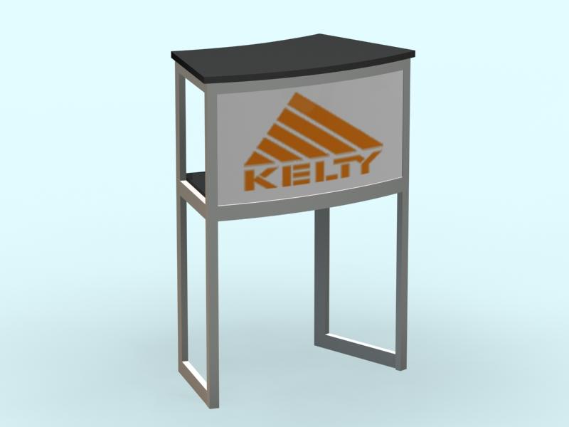 MOD-1224 Trade Show Pedestal