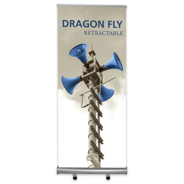 Dragon Fly Retractable Banner Stand Front View