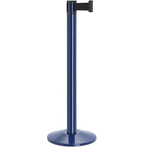 Contempo Retractable Belt Stanchion Blue