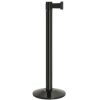 Contempo Retractable Belt Stanchion Gloss Black