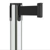 Contempo Retractable Belt Stanchion Polished Steel Belt