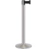 Contempo Retractable Belt Stanchion Satin Stainless Steel
